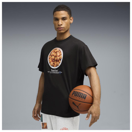 Puma Ανδρική κοντομάνικη μπλούζα Hooptopia Break Fast Tee